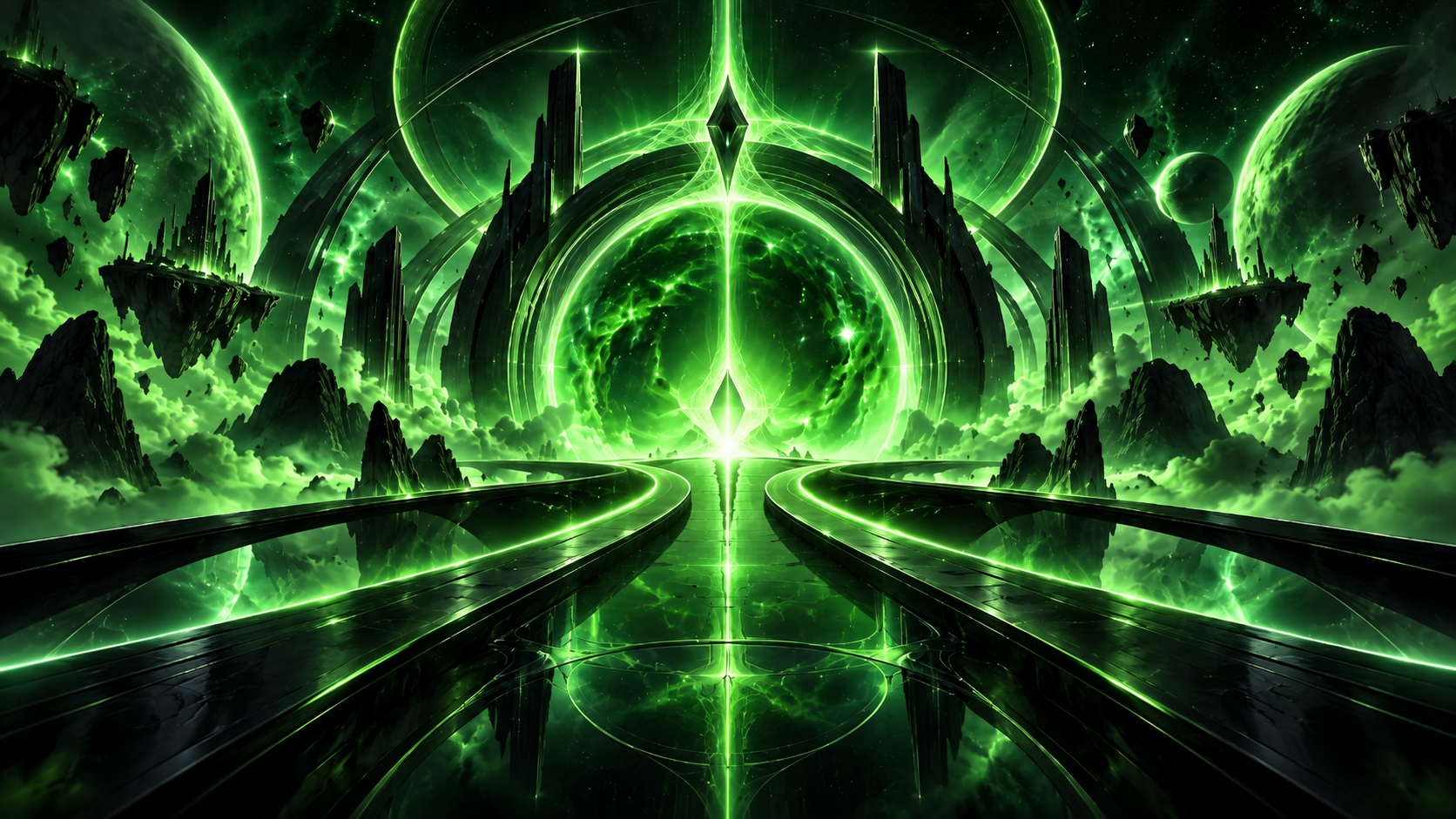 Emerald dimensional citadel gateway